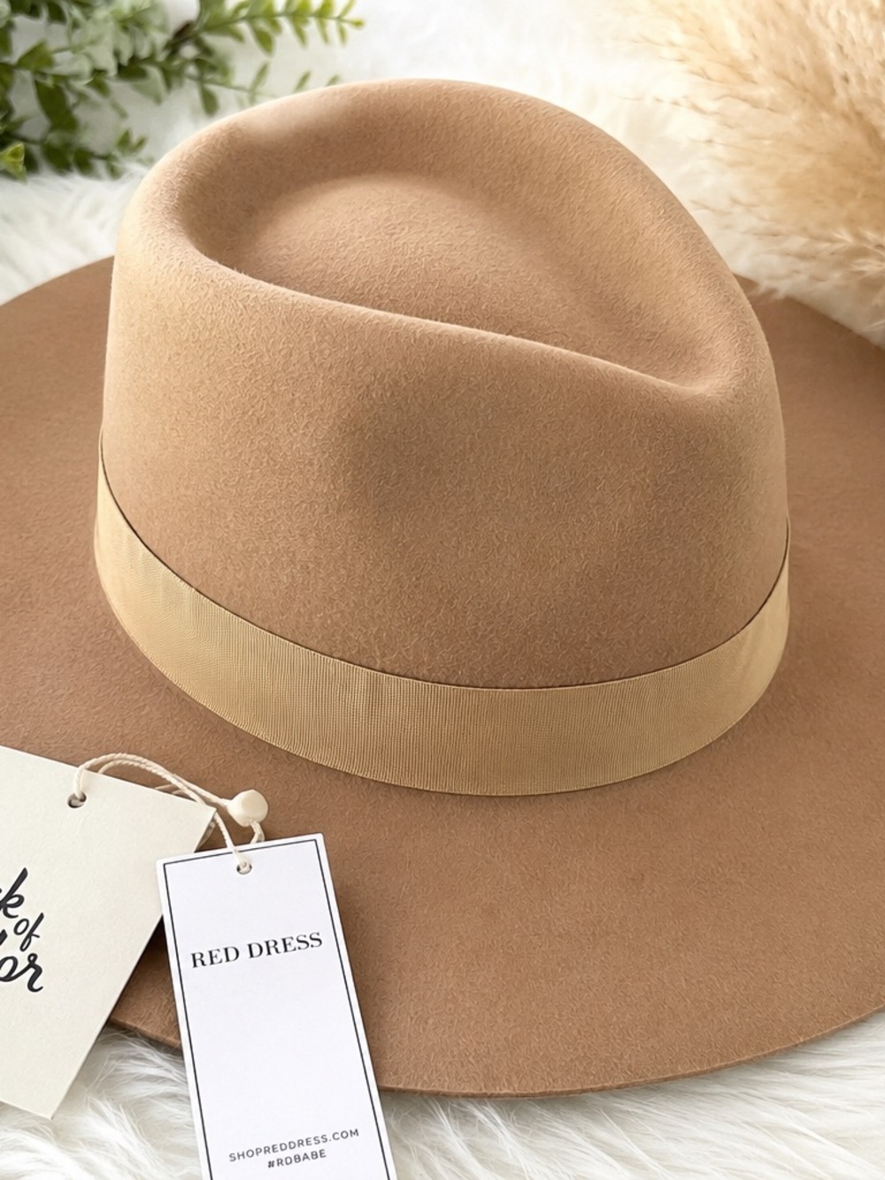 Lack of Color Rancher Hat Camel Beige 100% Australian Wool Size 57 NWT Wide Brim